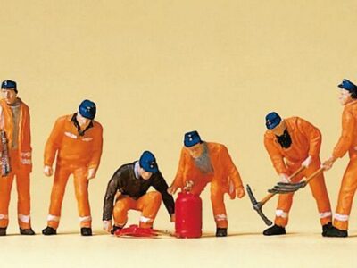 Preiser 10444 Track Maintenance Crew HO Gauge Figures