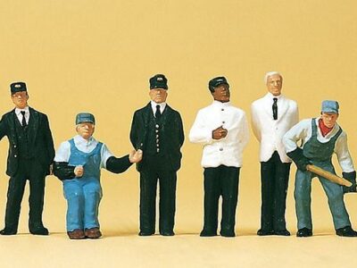 Preiser 10452 US Passenger Train Personnel HO Gauge Figures