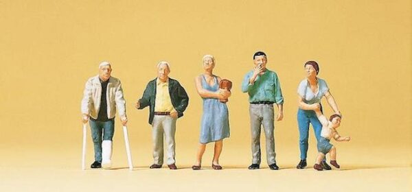 Preiser 10454 Passers-By HO Gauge Figures