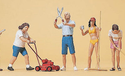 Preiser 10464 Hobby Gardeners HO Gauge Figures