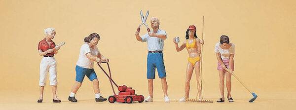 Preiser 10464 Hobby Gardeners HO Gauge Figures
