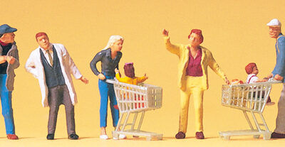Preiser 10492 People Shopping HO Gauge Figures