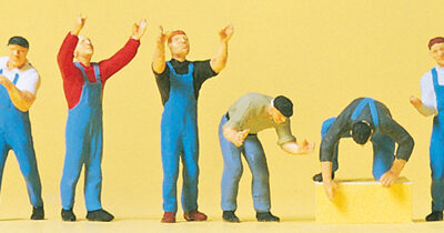 Preiser 10497 Scaffolders HO Gauge Figures