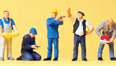 Preiser 10498 Craftsman HO Gauge Figures