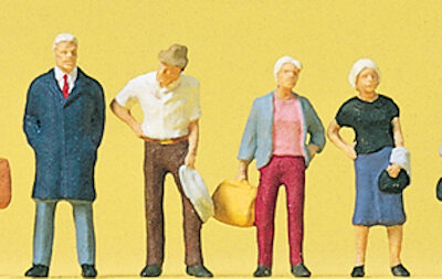 Preiser 10504 Standing Passengers HO Gauge Figures