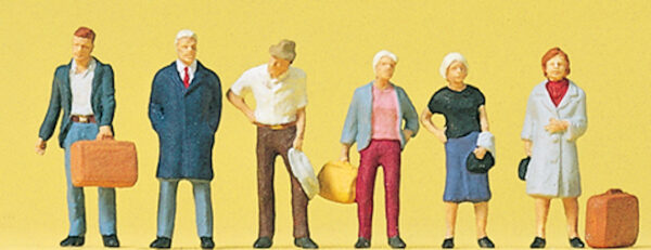 Preiser 10504 Standing Passengers HO Gauge Figures