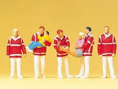 Preiser 10518 Paramedics HO Gauge Figures
