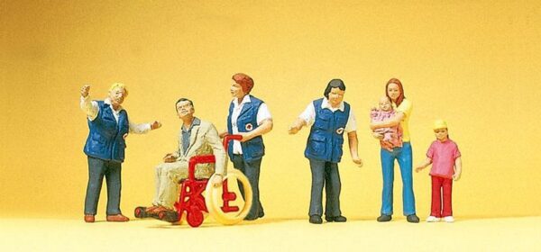 Preiser 10534 Travellers Aid HO Gauge Figures