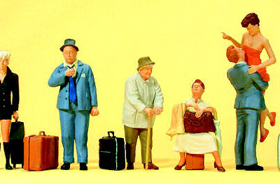 Preiser 10540 Travellers HO Gauge Figures