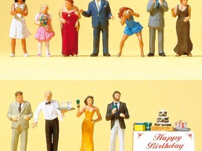 Preiser 10554 Birthday Party HO Gauge Figures