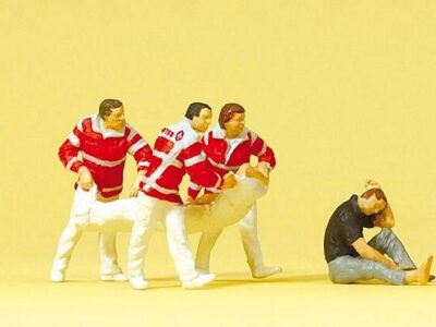 Preiser 10567 Paramedics No2 HO Gauge Figures