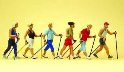 Preiser 10575 Nordic Walking HO Gauge Figures