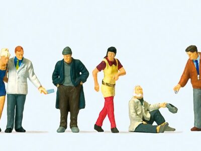 Preiser 10591 Pedestrian Precinct People HO Gauge Figures