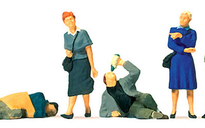 Preiser 10592 Railway Station People HO Gauge Figures