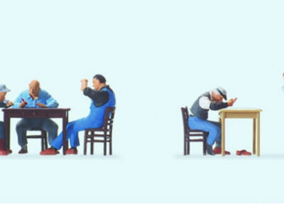 Preiser 10601 US Railway Personnel Break Time HO Gauge Figures