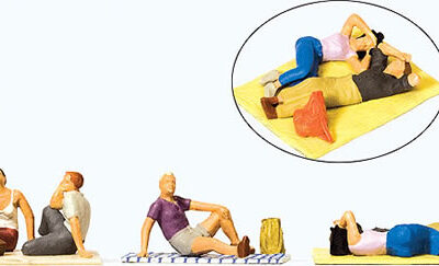 Preiser 10618 Taking a Rest HO Gauge Figures