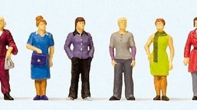 Preiser 10629 Standing Women HO Gauge Figures
