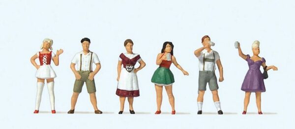 Preiser 10674 Standing Beer Drinkers HO Gauge Figures