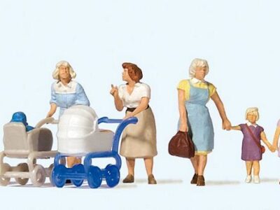 Preiser 10711 People in the Village Street HO Gauge Figures