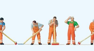 Preiser 10713 Street Cleaners HO Gauge Figures