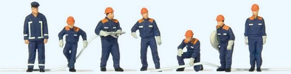 Preiser 10719 Youth Fire Brigade HO Gauge Figures