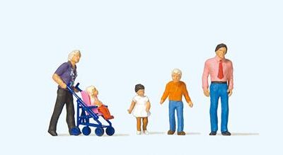 Preiser 10721 Family Outing HO Gauge Figures