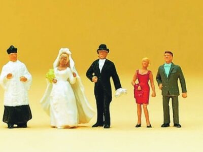 Preiser 14058 Wedding Group Catholic HO Gauge Figures