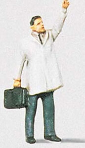 Preiser 28022 Man Hailing A Cab HO Gauge Figures