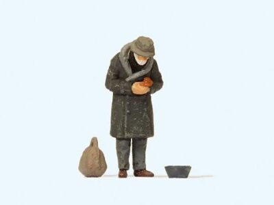Preiser 28102 Beggar HO Gauge Figures