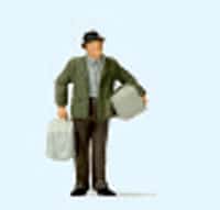Preiser 28160 Man with Bird Cage HO Gauge Figures