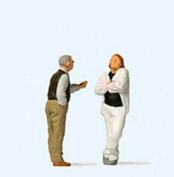 Preiser 28180 Couple Arguing HO Gauge Figures
