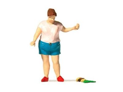 Preiser 28232 Woman without Burger HO Gauge Figures