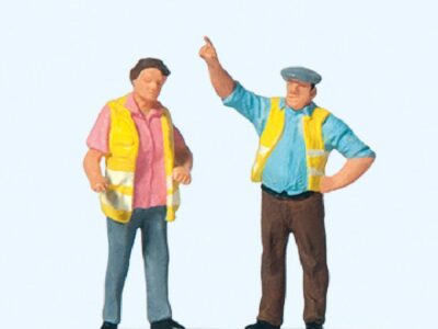 Preiser 28235 Men in Yellow Vests HO Gauge Figures
