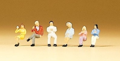 Preiser 79014 Seated Persons N Gauge Figures