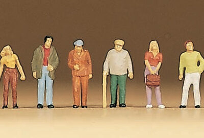 Preiser 79019 Standing Passers-By N Gauge Figures