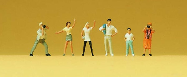 Preiser 79085 Spectators Set #1 N Gauge Figures