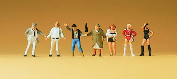 Preiser 79106 Pedestrians - Dangerous Way Home N Gauge Figures