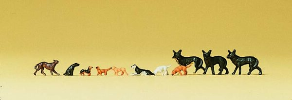 Preiser 79122 Dogs N Gauge Figures