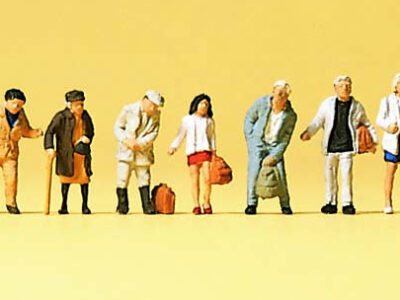 Preiser 79126 People Standing Queuing for Bus N Gauge Figures