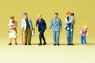 Preiser 79146 Passers-By & Children N Gauge Figures