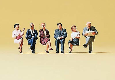 Preiser 79156 Seated Passengers N Gauge Figures