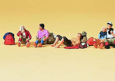 Preiser 79159 Resting Wanderers N Gauge Figures