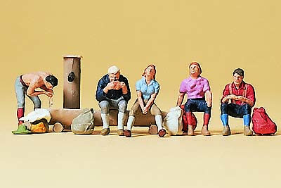 Preiser 79162 People At Fountain N Gauge Figures