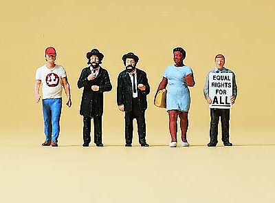 Preiser 79164 American Street Characters N Gauge Figures