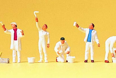 Preiser 79176 Painters & Decorators with Equipment N Gauge Figures