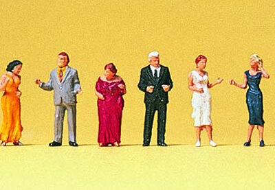 Preiser 79178 Formal Guests N Gauge Figures