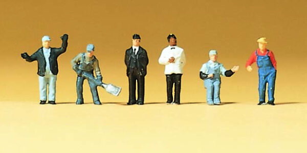 Preiser 79200 US Railway Personnel N Gauge Figures