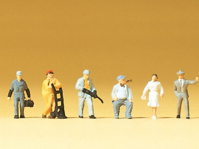 Preiser 79201 US Railway Workers & Passengers N Gauge Figures 