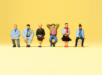 Preiser 79213 Seated Passengers N Gauge Figures