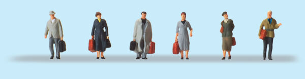 Preiser 79219 Walking Travellers lll N Gauge Figures